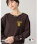 【PEANUTS×MLB COLLECTION by ROPE' PICNIC】オフショルスウェット