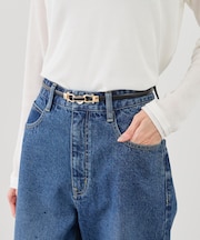 10mmスムースくるみビットバックルスライドベルト
