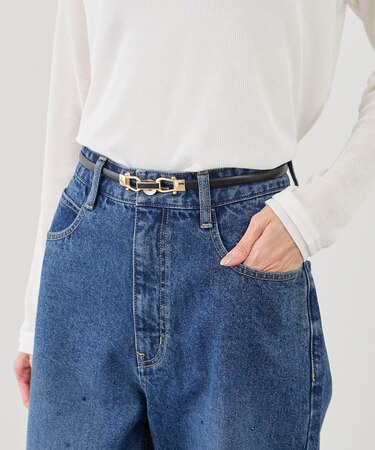 10mmスムースくるみビットバックルスライドベルト