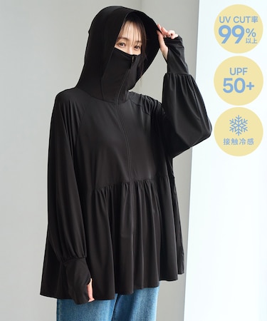 【WEB限定カラー】絶対焼けたくないUVパーカー/UVカット・接触冷感