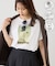 RENUロゴ＆フォトアソートプリントTシャツ/UVカット・接触冷感・イージーケア
