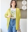 シャーベットニット トッパーカーディガン/UVケア・接触冷感