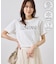 フロッキーロゴTシャツ/UVカット・接触冷感・汗染み防止