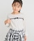 【KIDS/キッズ】ラインストーンリボンTシャツ