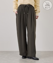 シワになりにくいイージーワイドパンツ/防シワ