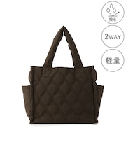 【WEB限定】キルティングデザインミドルトート&ショルダーバッグ/軽量・撥水