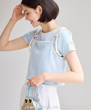 【サンリオキャラクターズ×ROPE' PICNIC】日焼けデザイン キャミソールレイヤードTシャツ
