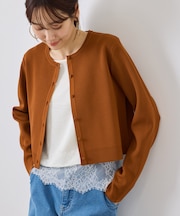 スポンディッシュショート丈カーディガン