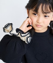 【KIDS/キッズ】配色ニットシュシュ