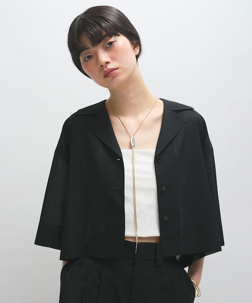 【接触冷感】ショートシャツジャケット