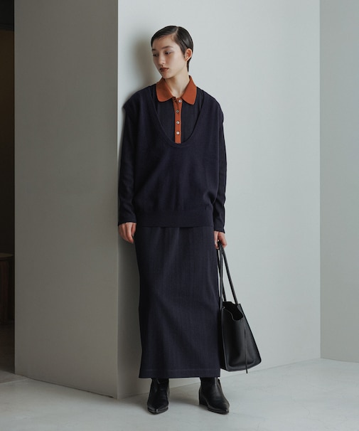 【WEB限定】ポロシャツワンピース