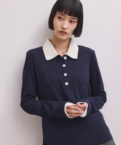 【WEB限定】ロングスリーブポロシャツ
