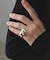 【EMOELLE】pearl shaped silver ring
