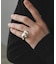 【EMOELLE】pearl shaped silver ring