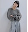 【WEB限定】・【サステナブル】ニュアンススリーブニットプルオーバー