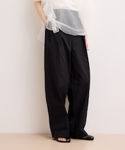 【WEB限定】ワイドレッグトラウザーパンツ