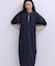 【WEB限定】ハーフZIPコクーンワンピース