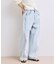 【WEB限定】・【サステナブル】タックディティールワイドデニムワイドパンツ