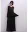 【WEB限定】ペプラムロングワンピース