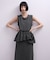 【WEB限定】ペプラムロングワンピース