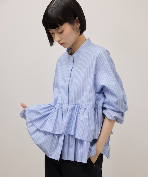 【WEB限定】・【定番】フリルブラウス