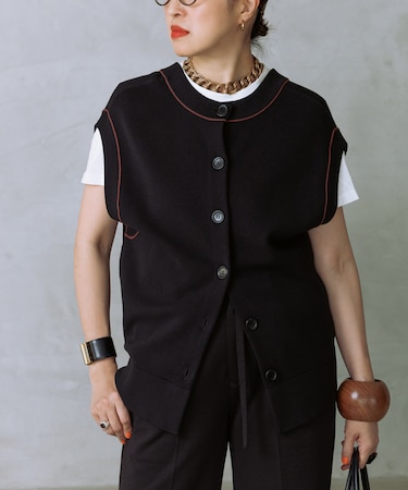 2WAYニットジレ