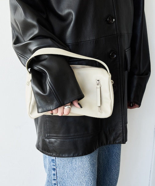 【WEB限定】ソフトレザーライクミニショルダーバッグ