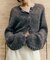 【WEB限定】シアーモヘアリボンカーディガン