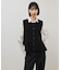 【WEB限定】・【サステナブル】ペプラムニットジレ