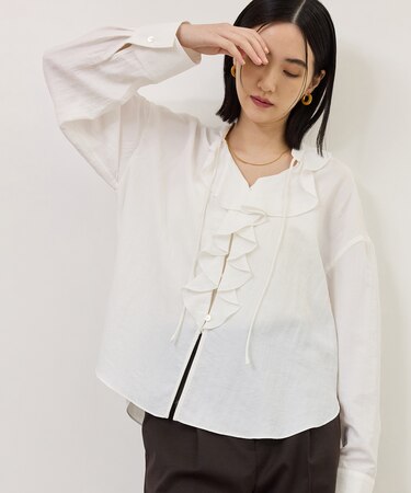 【WEB限定】ラッフルブラウス