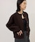 【WEB限定】・【サステナブル】フォルムスリーブクルーネックカーディガン