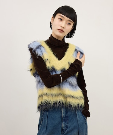 【WEB限定】2WAYブラッシュドベスト