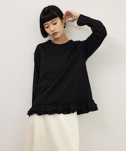 【WEB限定】コットンフリルロンT