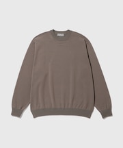 強撚プレーティング ニット プルオーバー