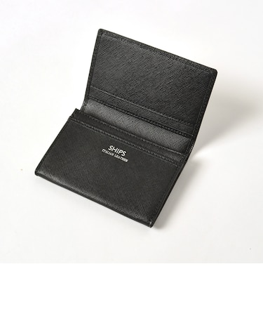SHIPS:【SAFFIANO LEATHER】イタリアンレザー カードケース (名刺入れ)
