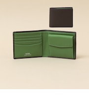 【WEB限定】SHIPS:【SAFFIANO LEATHER】2トーン 2つ折 ウォレット(財布)