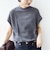 【WEB限定】〈手洗い可能〉アイレット クルーネック プルオーバー