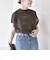 【WEB限定】〈手洗い可能〉アイレット クルーネック プルオーバー