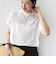 【WEB限定】〈手洗い可能〉アイレット クルーネック プルオーバー