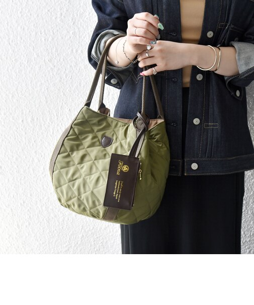 【WEB限定/SHIPS any別注】Folna: 2WAY キルティング バッグ