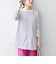 〈吸水速乾/洗濯機可能〉ラウンドヘム ロングスリーブ ワイド TEE