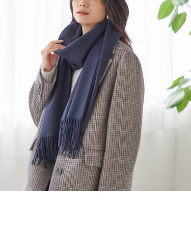 《一部予約》ソリッド カシミヤ ストール