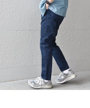 スリム テーパード ストレッチ チノ パンツ◇