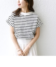 〈抗菌防臭/洗濯機可能〉USAコットン フレンチスリーブ TEE