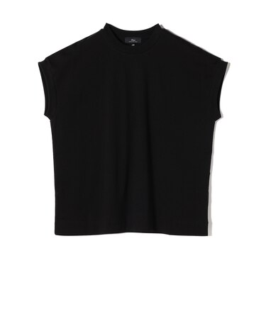 SHIPS Primary Navy Label: ニュー スヴィン コットン フレンチ スリーブ