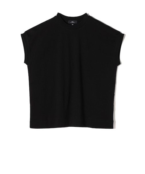 SHIPS Primary Navy Label: ニュー スヴィン コットン フレンチ スリーブ