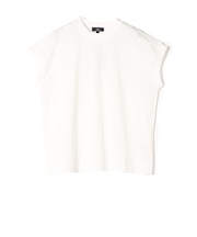 SHIPS Primary Navy Label: ニュー スヴィン コットン フレンチ スリーブ