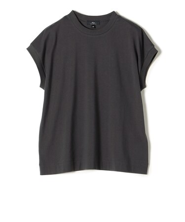 SHIPS Primary Navy Label: ニュー スヴィン コットン フレンチ スリーブ