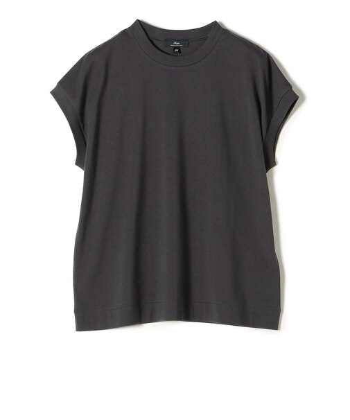 SHIPS Primary Navy Label: ニュー スヴィン コットン フレンチ スリーブ