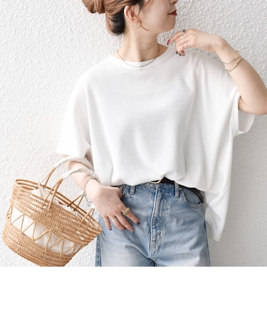 SHIPS any:〈洗濯機可能〉ワッフル ワイド TEE